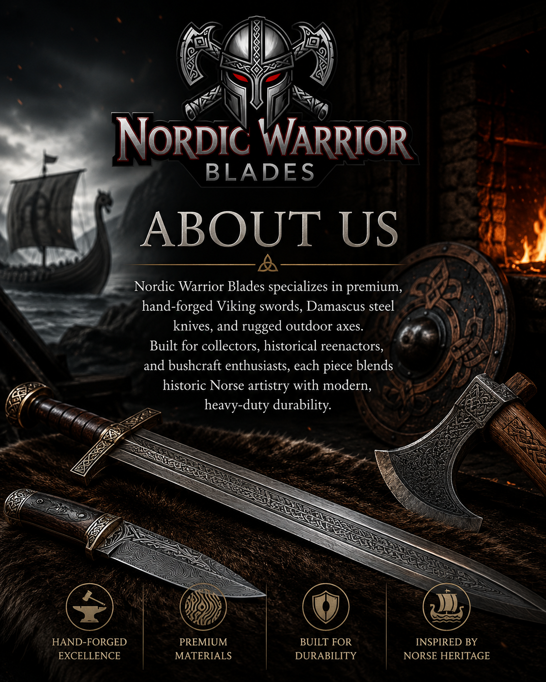 Nordic warrior blades workshop banner