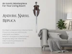 Narsil Fantasy Sword Replica Inspired by Aragorn – Medieval Display & Cosplay Piece