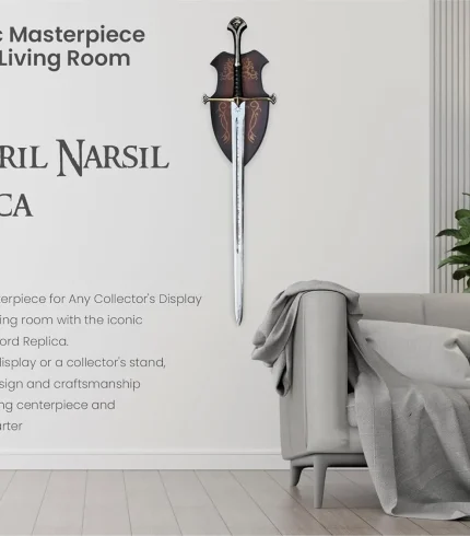 Narsil Fantasy Sword Replica Inspired by Aragorn – Medieval Display & Cosplay Piece