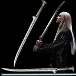 Arwen’s Hadhafang Fantasy Elven Sword Replica with Display Stand By Nordic Warrior Blade