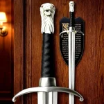 Longclaw Sword of Jon Snow, GOT Fantasy Display Sword with Wall Mount