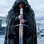Longclaw Sword of Jon Snow, GOT Fantasy Display Sword with Wall Mount