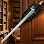 Longclaw Sword of Jon Snow, GOT Fantasy Display Sword with Wall Mount